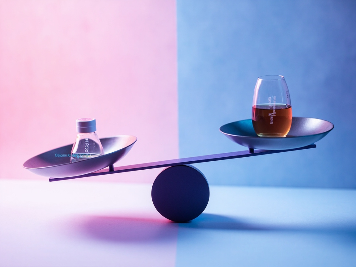 Graf dat ukazující, jak konzumace alkoholu negativně ovlivňuje klíčové hormonální hladiny během menstruačního cyklu, s statistikami.